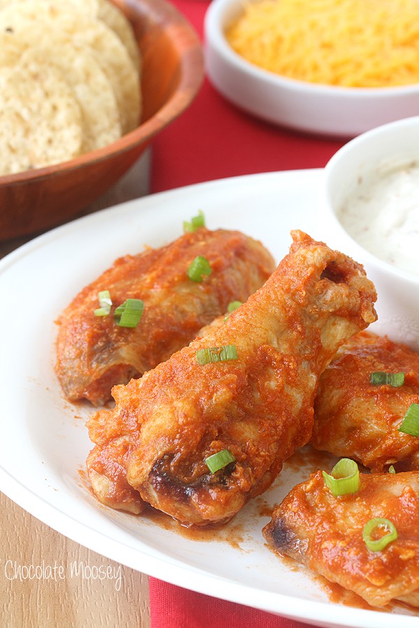 Saucy Taco Baked Chicken Wings