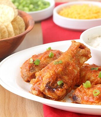 Saucy Taco Baked Chicken Wings