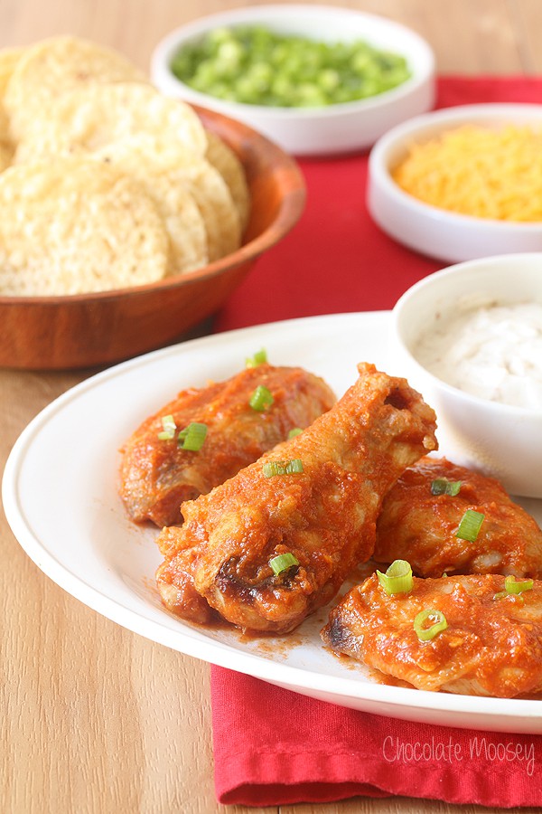 Saucy Taco Baked Chicken Wings