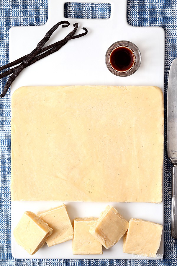 Easy vanilla fudge recipe using vanilla beans