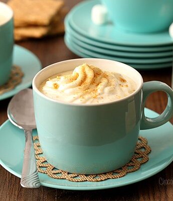 Cheesecake Hot Chocolate with white chocolate and cream cheese