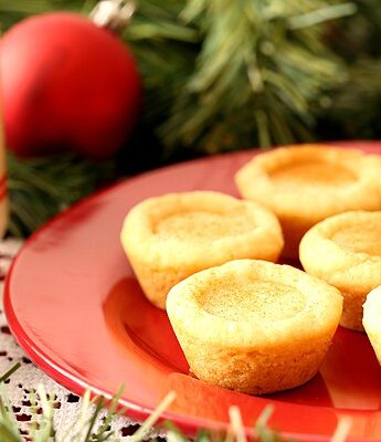 Eggnog Filled Sugar Cookie Cups from scratch
