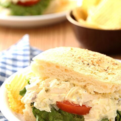 Chicken Salad Breadstick Sandwiches
