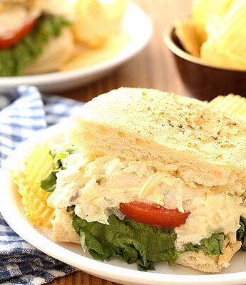 Chicken Salad Breadstick Sandwiches
