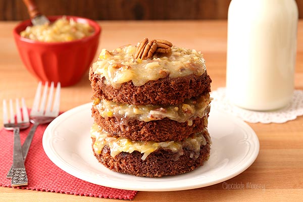 Mini German Chocolate Cake For Two