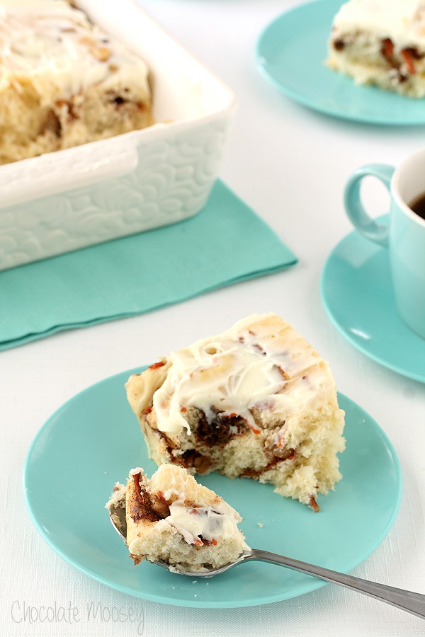 Carrot Cake Cinnamon Rolls