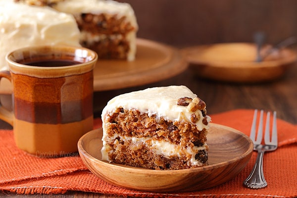 Carrot Cake Layer Cake with Buttermilk Cream Cheese Frosting