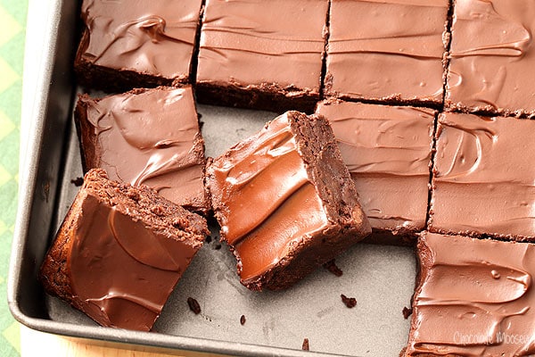 Guinness Brownies in 8x8 pan