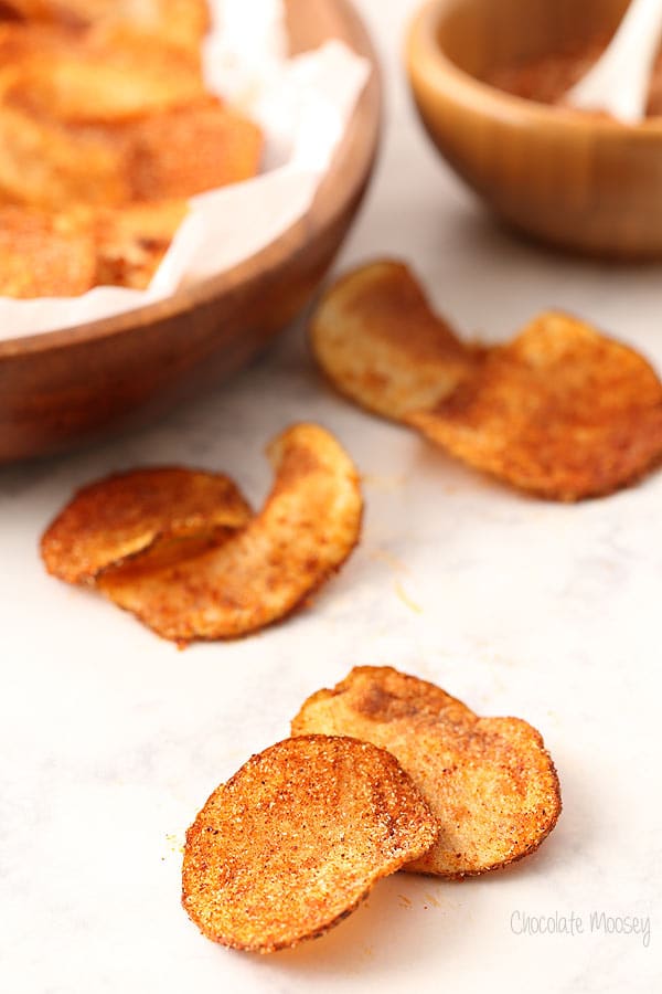 Homemade Barbecue Potato Chips - Just a Taste