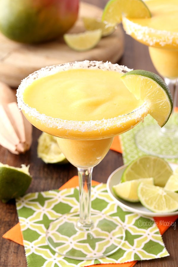 Mango Margarita In A Glass