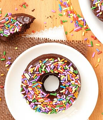 Triple Chocolate Baked Doughnuts for the chocolate lover in you