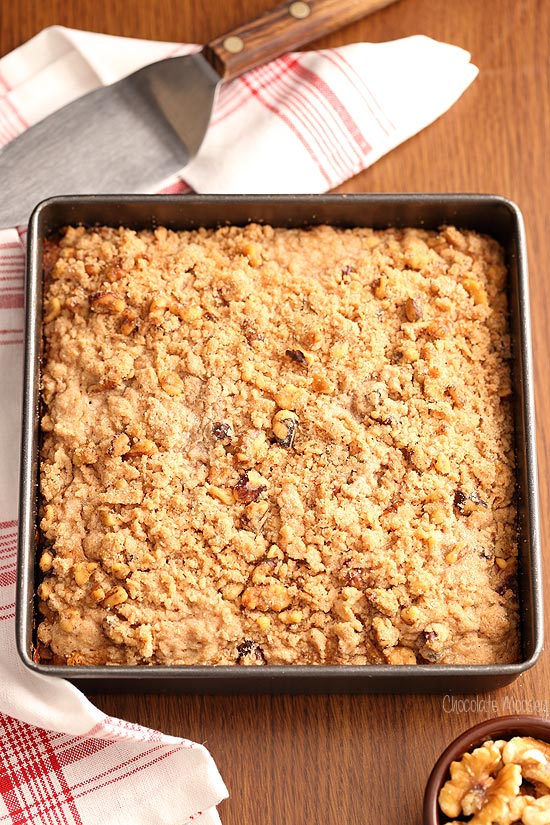 Apple Butter Crumb Cake to go with your morning coffee