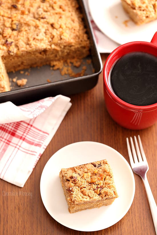 Apple Butter Crumb Cake to go with your morning coffee