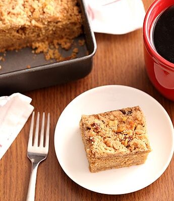 Apple Butter Crumb Cake to go with your morning coffee