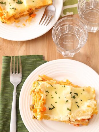 Buffalo Chicken Lasagna For Two