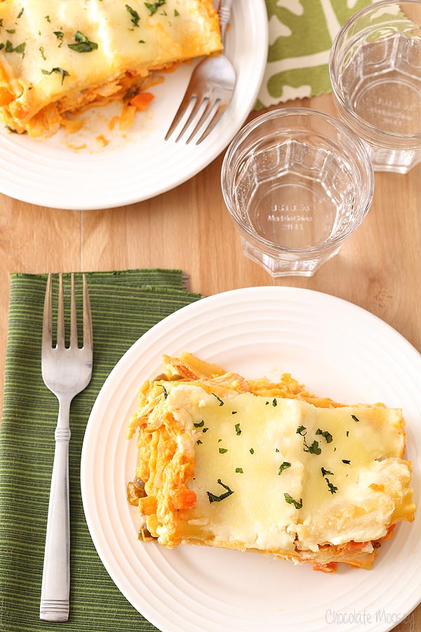 Buffalo Chicken Lasagna For Two