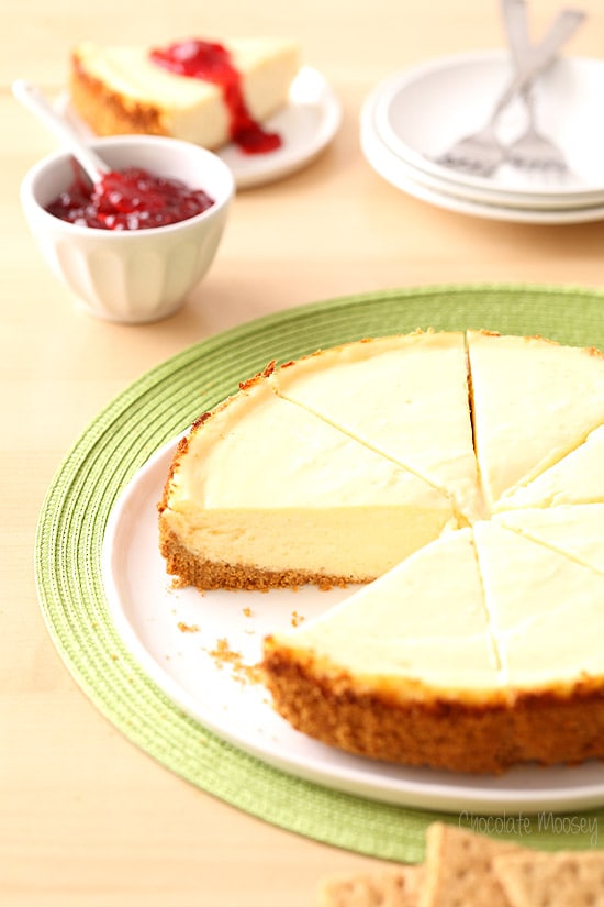 How to Adjust a Cheesecake Recipe From a Nine to 10 Inch Pan