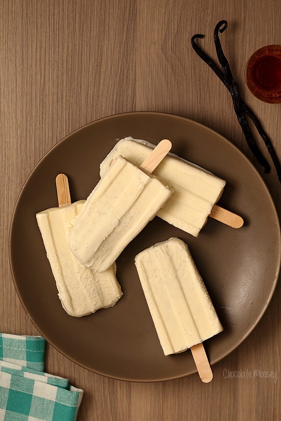 Vanilla Bean Creamsicles - a vanilla version of fudgesicles