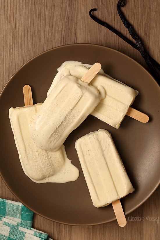 Vanilla Bean Creamsicles - a vanilla version of fudgesicles