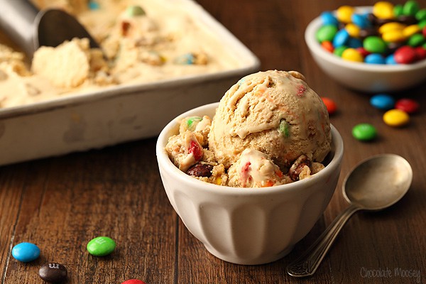 M&M Cookie Dough Ice Cream