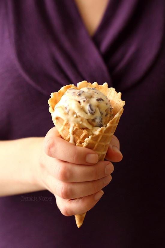 Caramel Waffle Cone Ice Cream