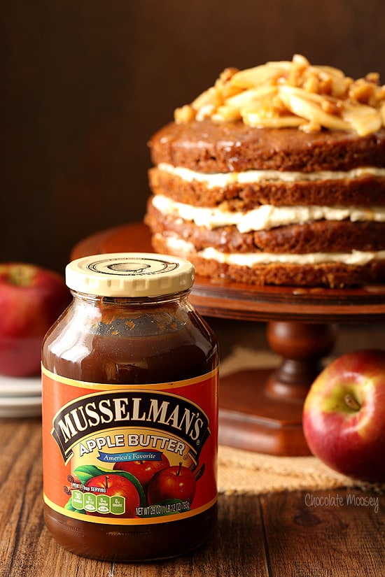 Caramel Apple Butter Layer Cake