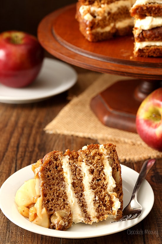 Caramel Apple Butter Layer Cake