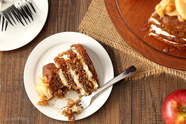 Caramel Apple Butter Layer Cake