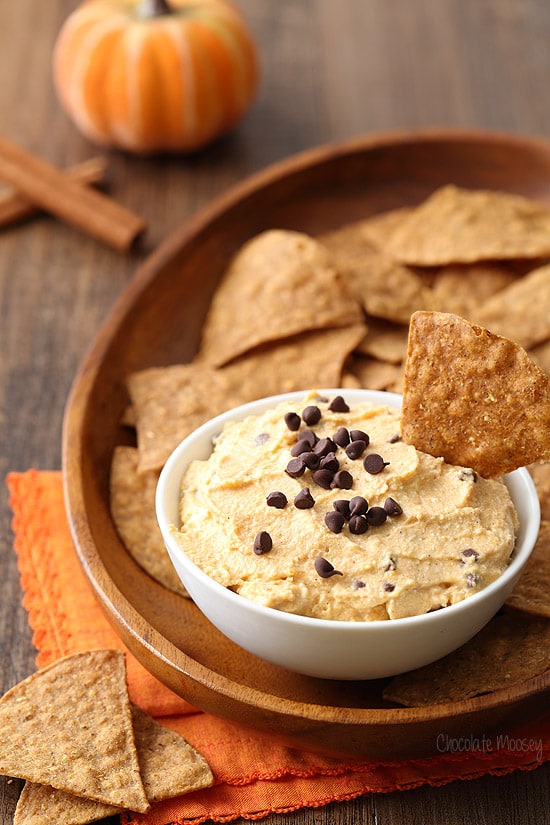 Pumpkin Spice Cannoli Dip for fall parties
