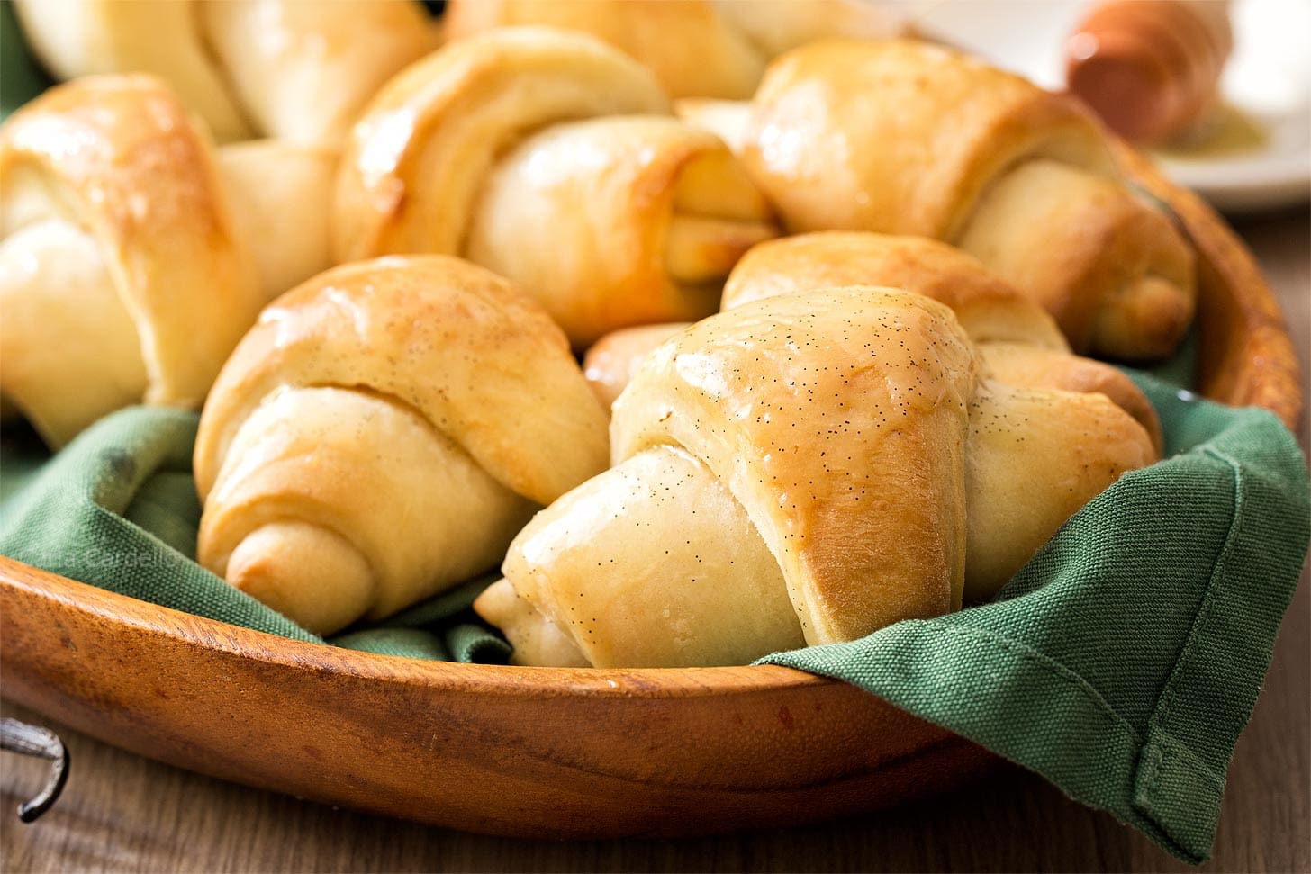 Close up of Homemade Crescent Rolls