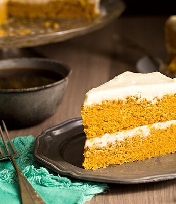 Pumpkin Layer Cake with Cream Cheese Frosting