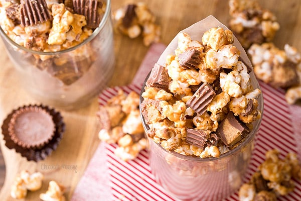 Peanut Butter Cup Popcorn