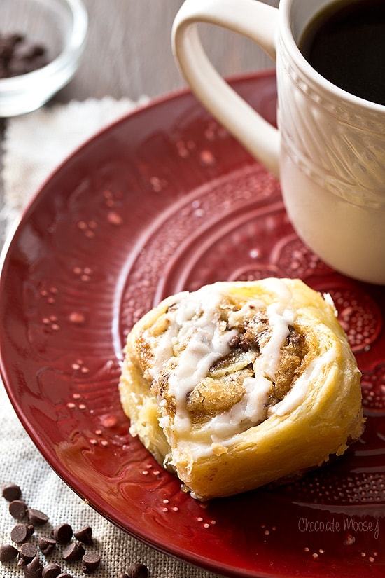 Puff Pastry Cookie Dough Cinnamon Rolls