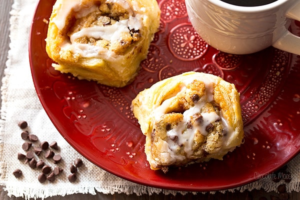 Puff Pastry Cookie Dough Cinnamon Rolls