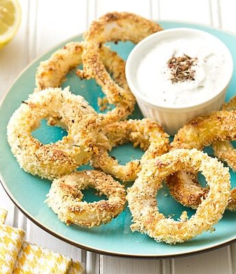 Za'atar Baked Onion Rings