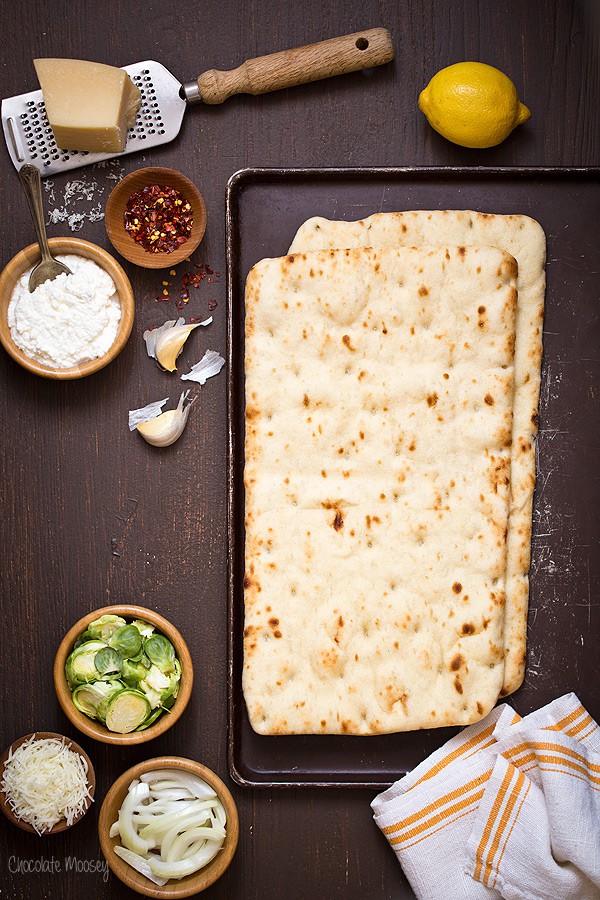 Brussels Sprouts and Ricotta Flatbread