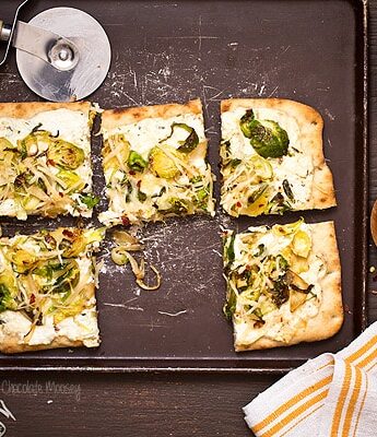 Brussels Sprouts and Ricotta Flatbread