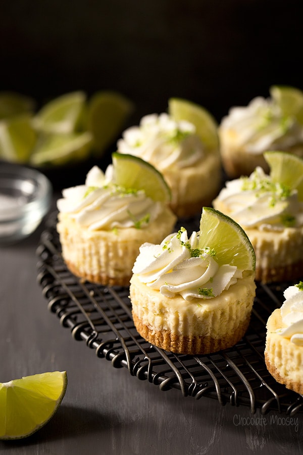 Mini Margarita Cheesecakes