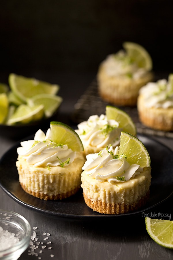 Mini Margarita Cheesecakes