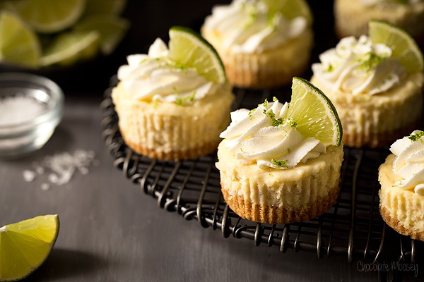 Mini Margarita Cheesecakes