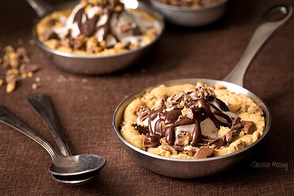 Mini Skillet Cookies, melty chocolate chip goodness - Blossom to Stem