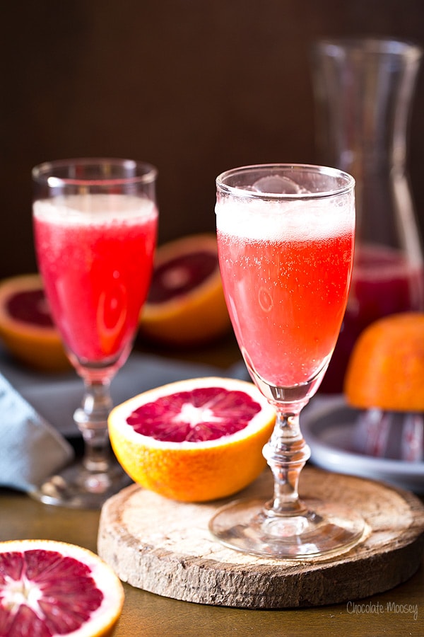 Blood Orange Mimosas