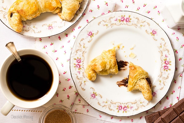 Small Batch Puff Pastry Chocolate Croissants