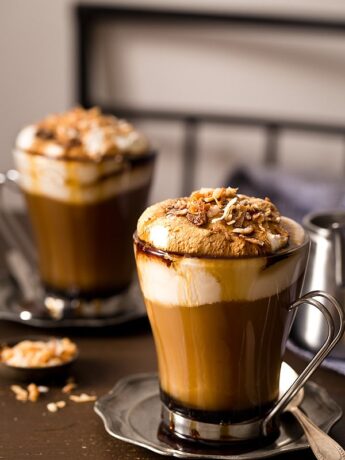 hot Toasted Coconut Mocha