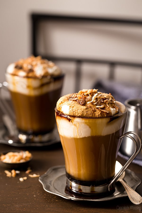 hot Toasted Coconut Mocha