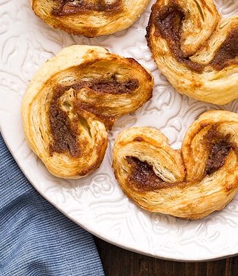 Apple Butter Palmiers made with 4 ingredients