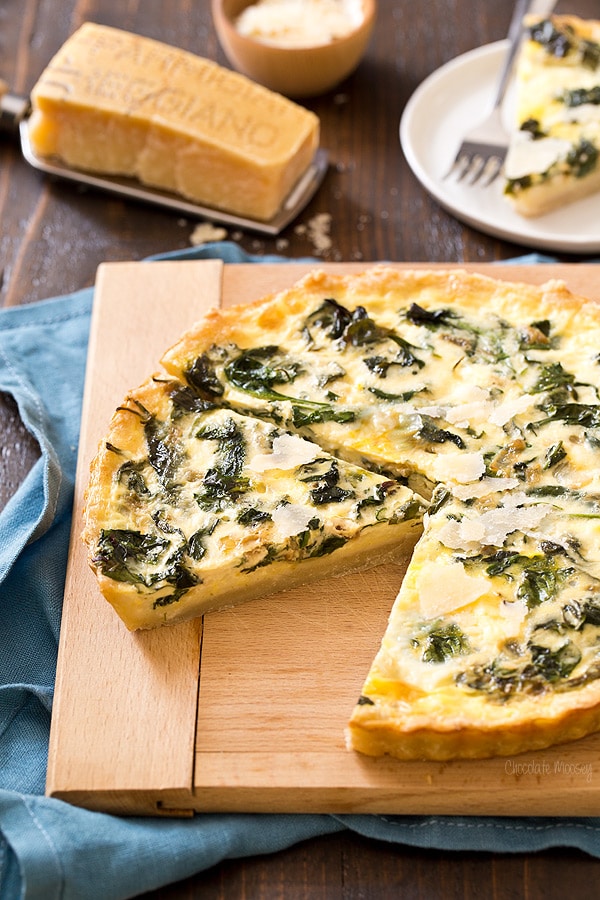 Slice of Quiche Florentine