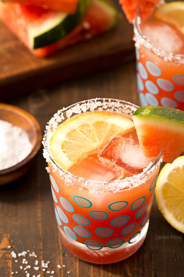 Watermelon Lemonade Margaritas