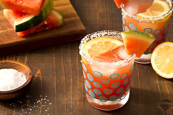 Watermelon Lemonade Margaritas