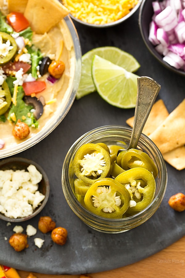 5 ingredient Quick Pickled Jalapenos